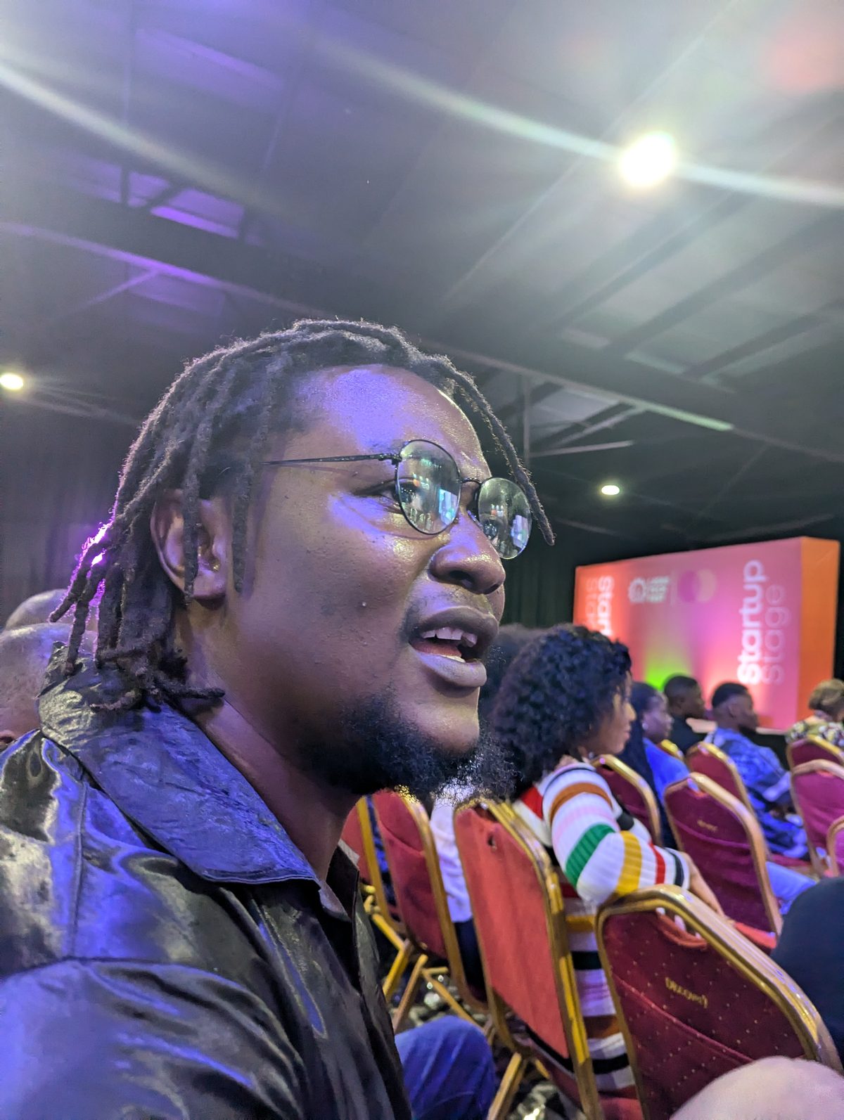 In the audience at a Startup Stage event